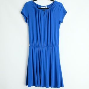 Susan Graver Cobalt Blue Romper Skort Dress, Sz SP